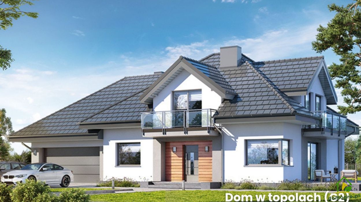 Dom w topolach - przestronny dom z gabinetem
