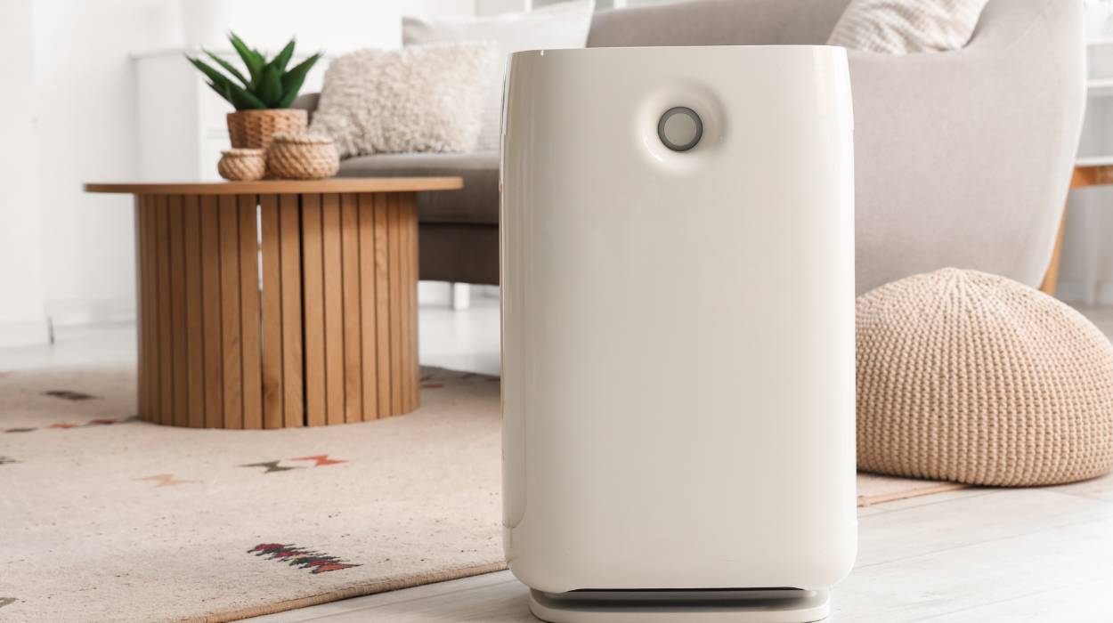 nawilżacz powietrza w pokoju